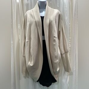 #56 Calvin Klein Collection Cream Cape Jacket